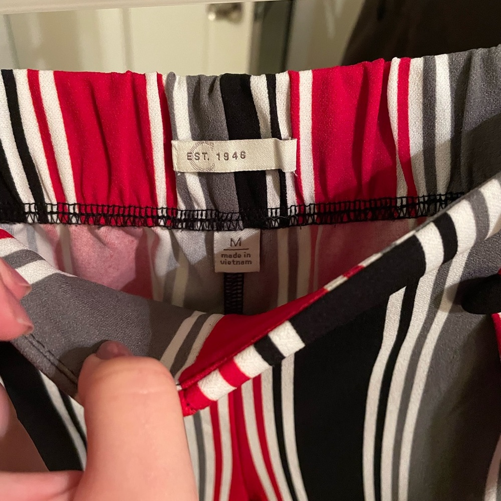 High Waisted Stretchy Wide Waistband Slack